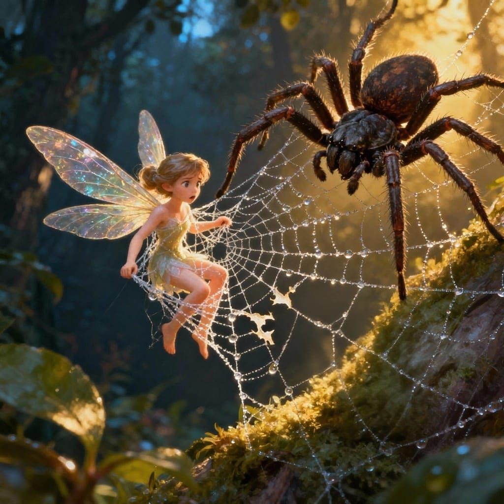 Enchanting Fairy in a Magical Garden