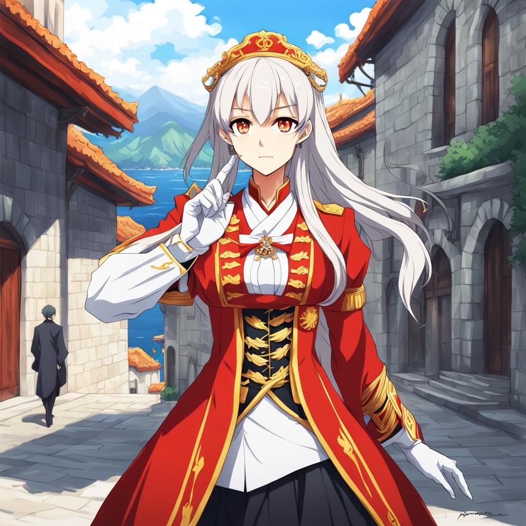 Montenegro Personified as Anime Character