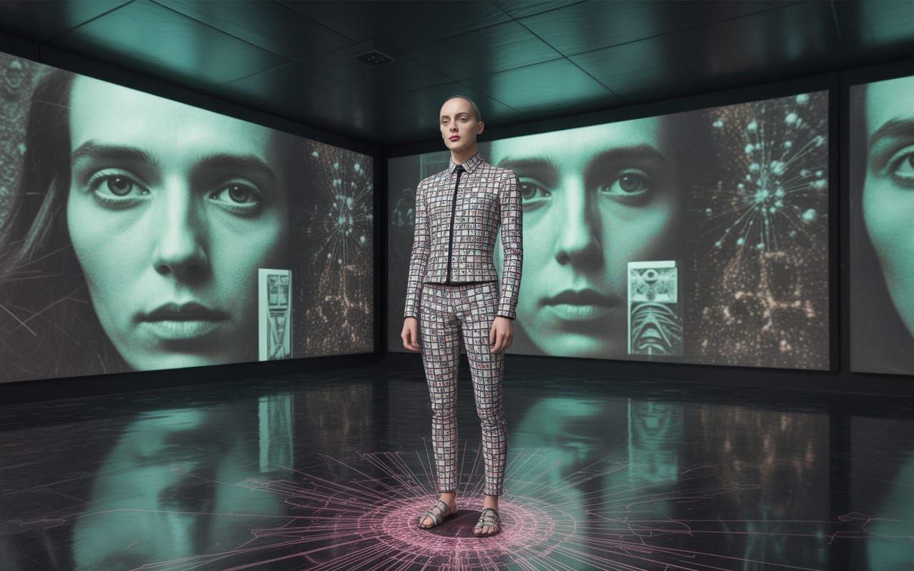 Replicant Wearing the Latest Neuromorphing Fashion