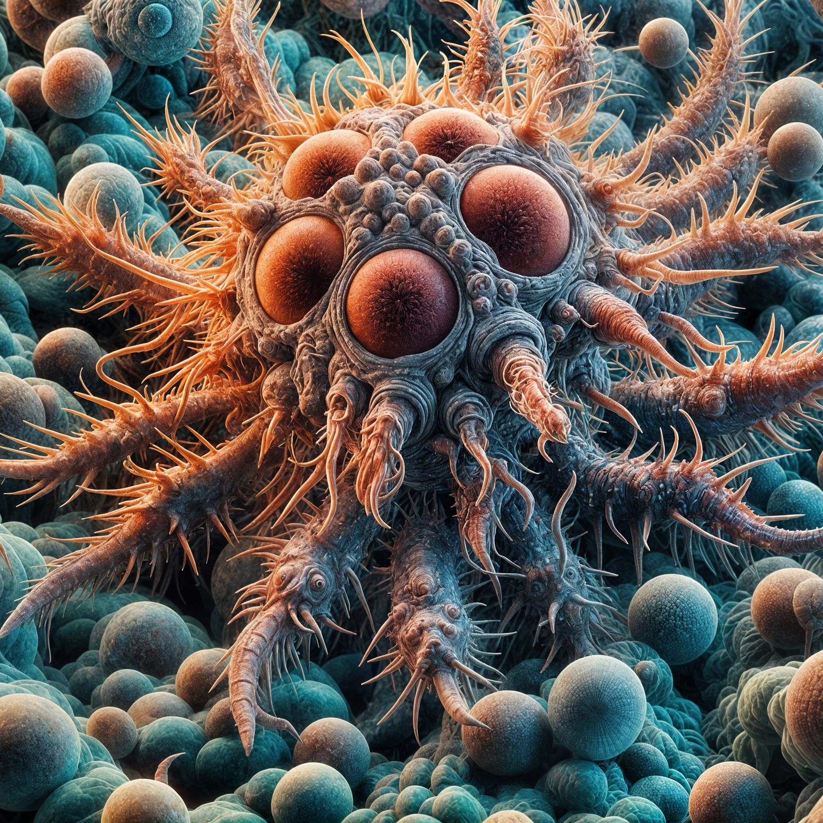 Surreal Macro-Horror Microscopic Vision