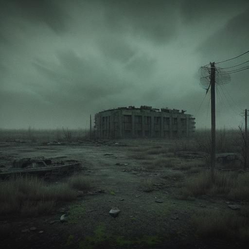 Post-Apocalyptic Military Base in Chernobyl Exclusion Zone