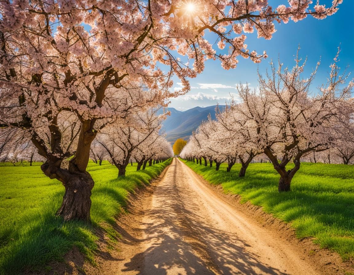 Ingrid Almond Trees Blossom