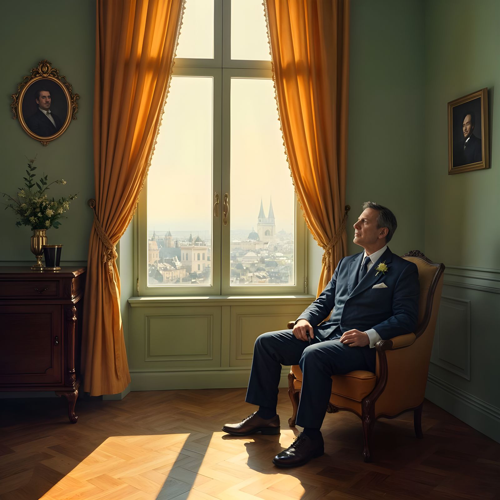 AI Generates Abstract Image Based on Philosophical Quote