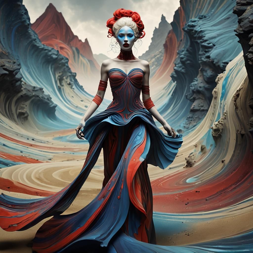 Manic Pixie Dream Danseuse in Little Planet Style