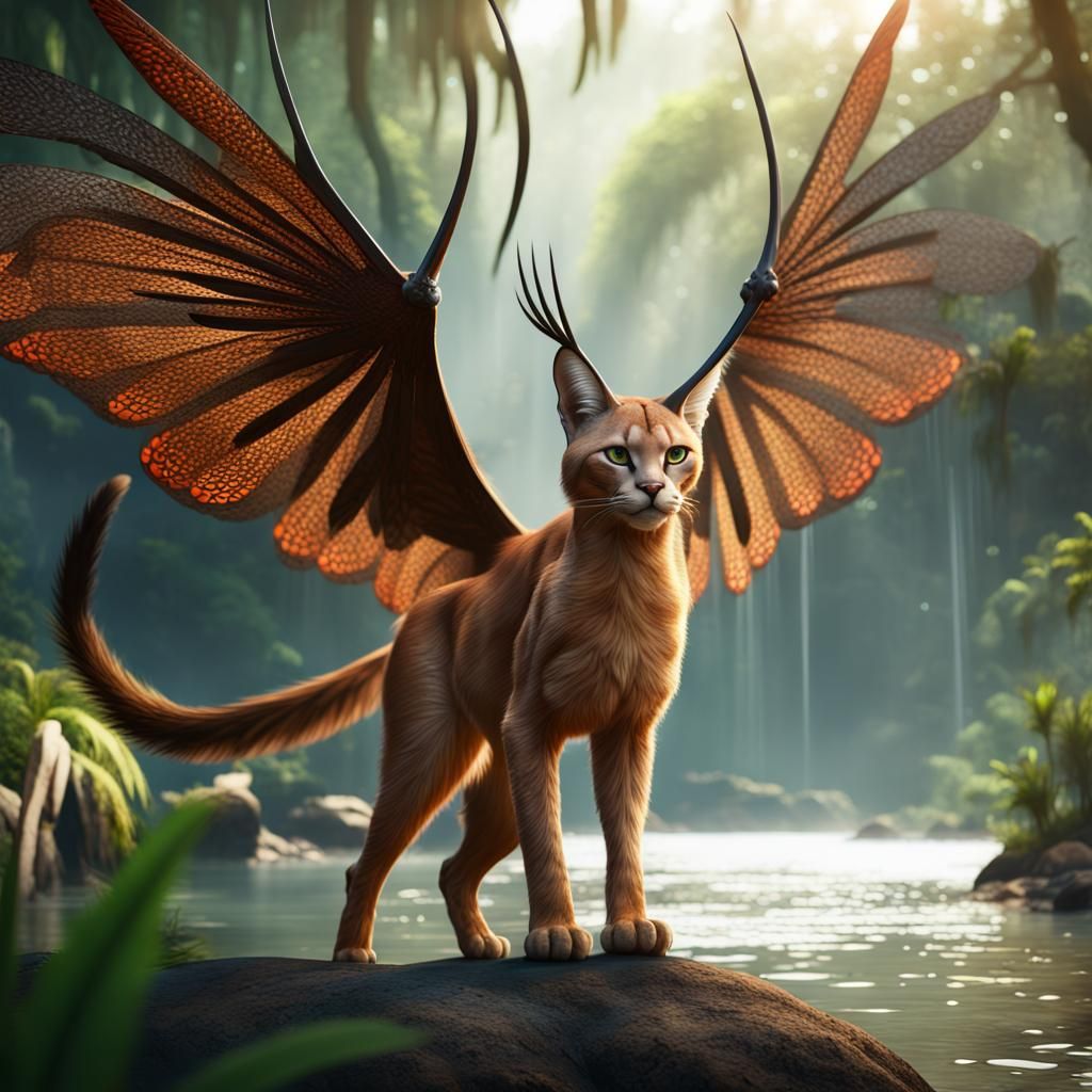 WINGED FANTASY SERIES: Caracal