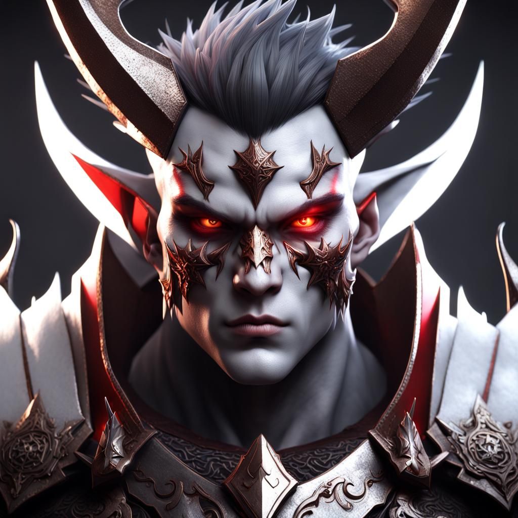 Half-Oni Paladin Concept Art in Unreal Engine 5