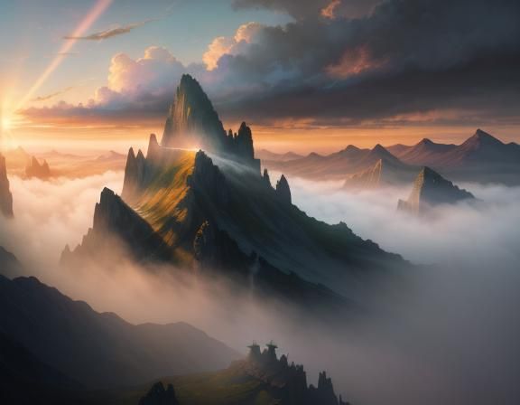 Sunset Coast: Impressionist Watercolour Painting