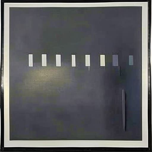 Abstract Black Square Art: Suprematism Style