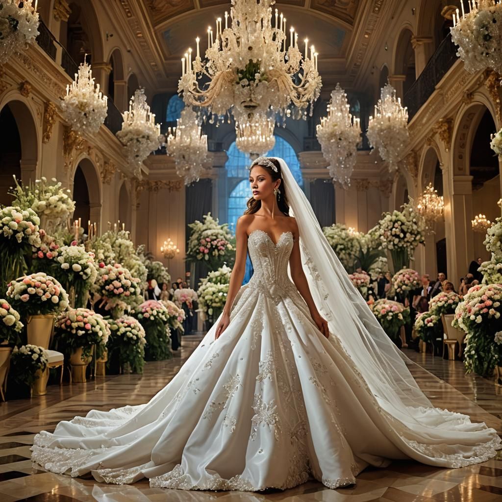Runaway Bride's Bold Decision: Couture Portrait