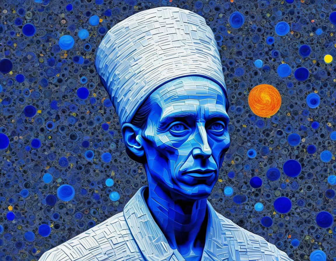 Ethereal Art: Flaming Cream in a Minimalist Style