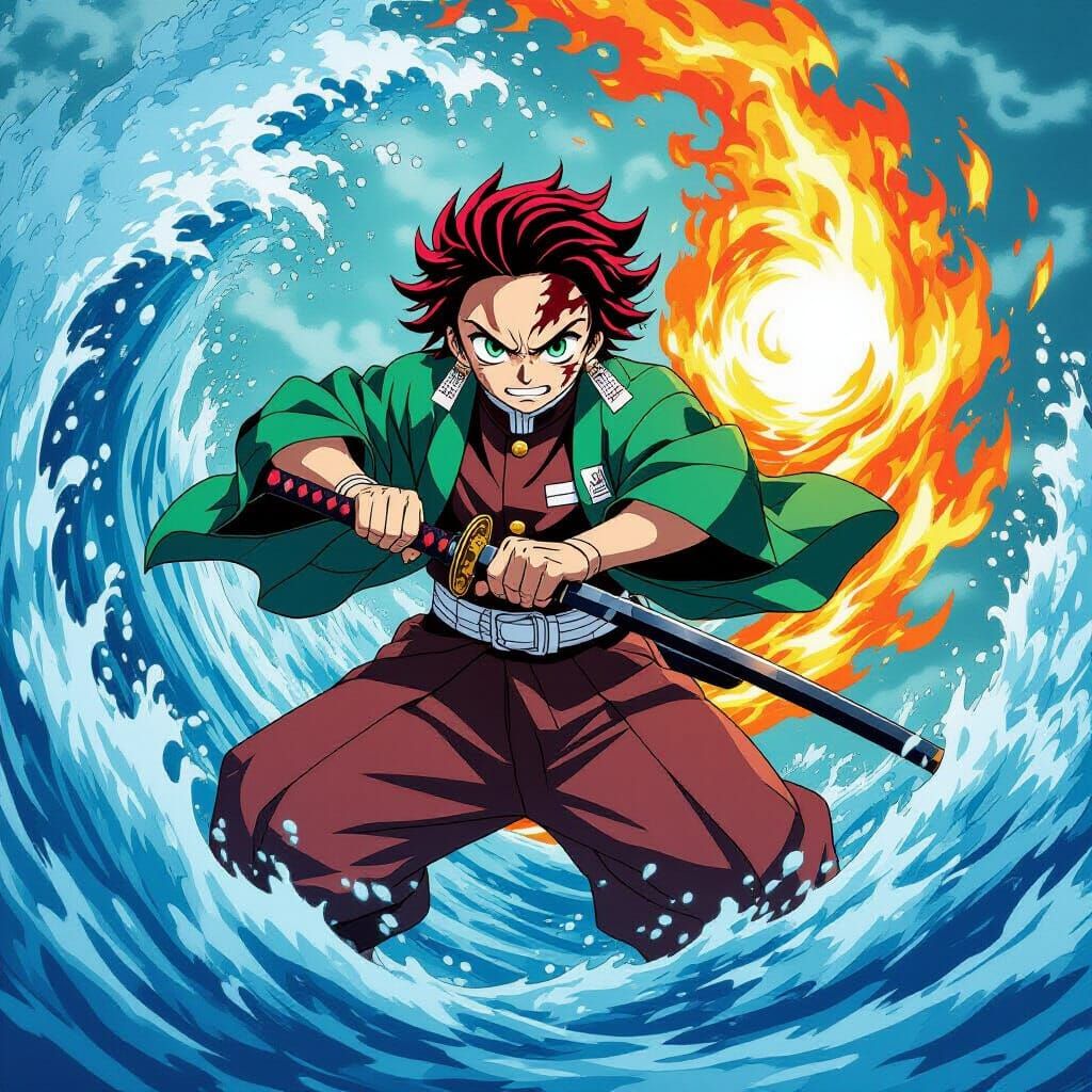 Tanjiro Kamado: Water and Sun Breathing Techniques