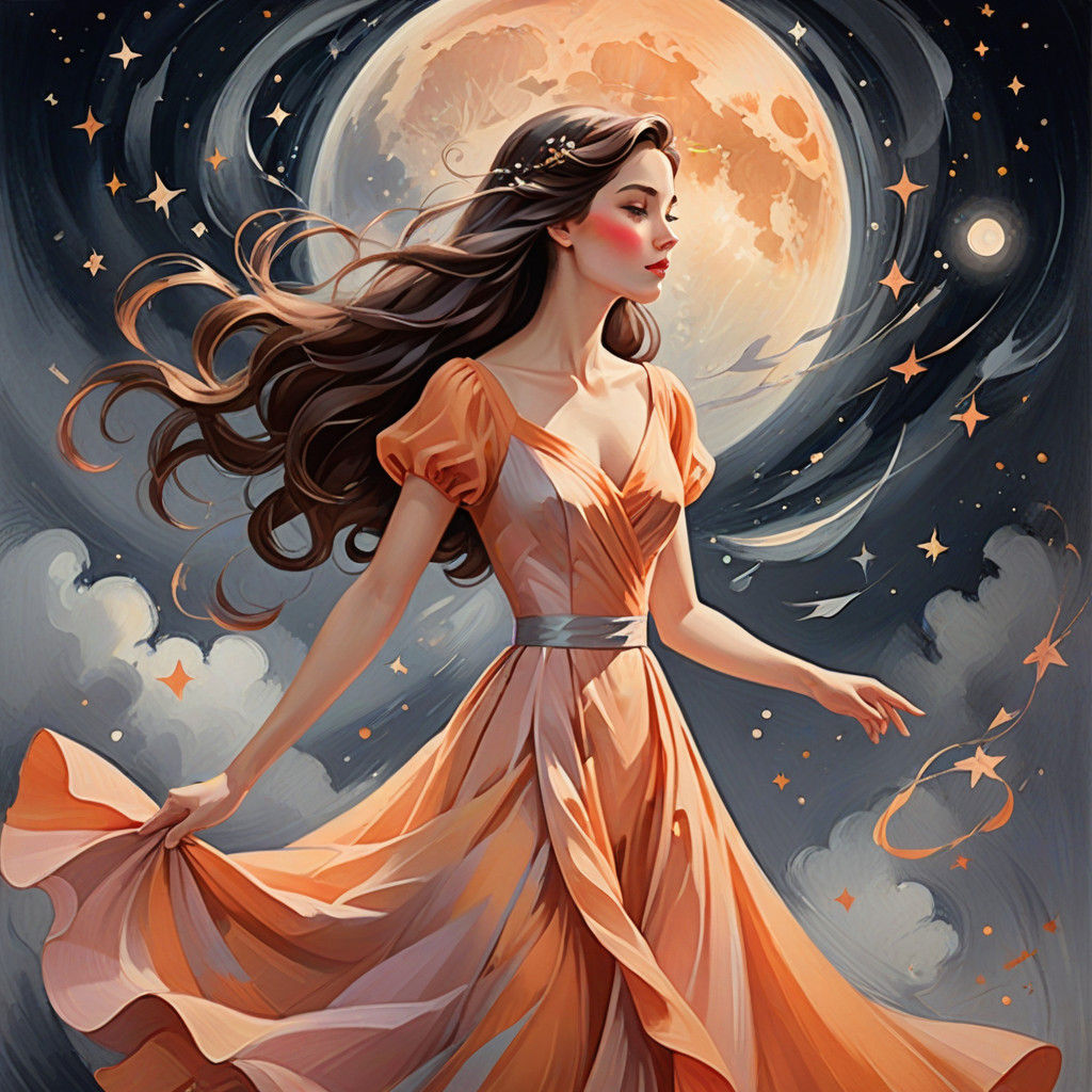 Ethereal Enchantress in Pastel Hues