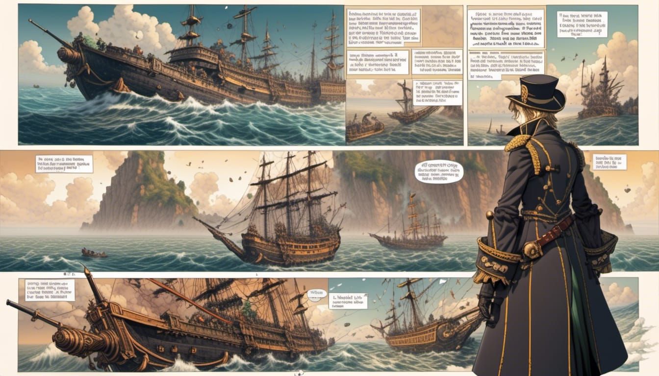 Steampunk Submarine Under Attack in Pirate Cove