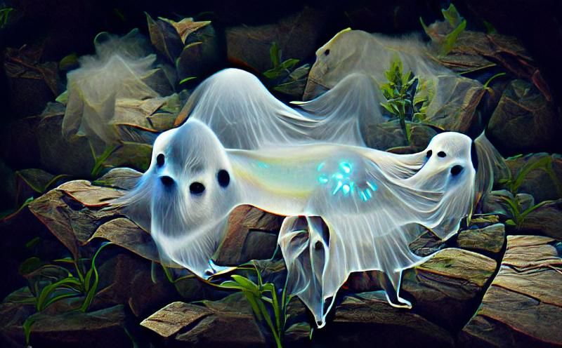 Ethereal Ghostly Apparition in Soft Focus