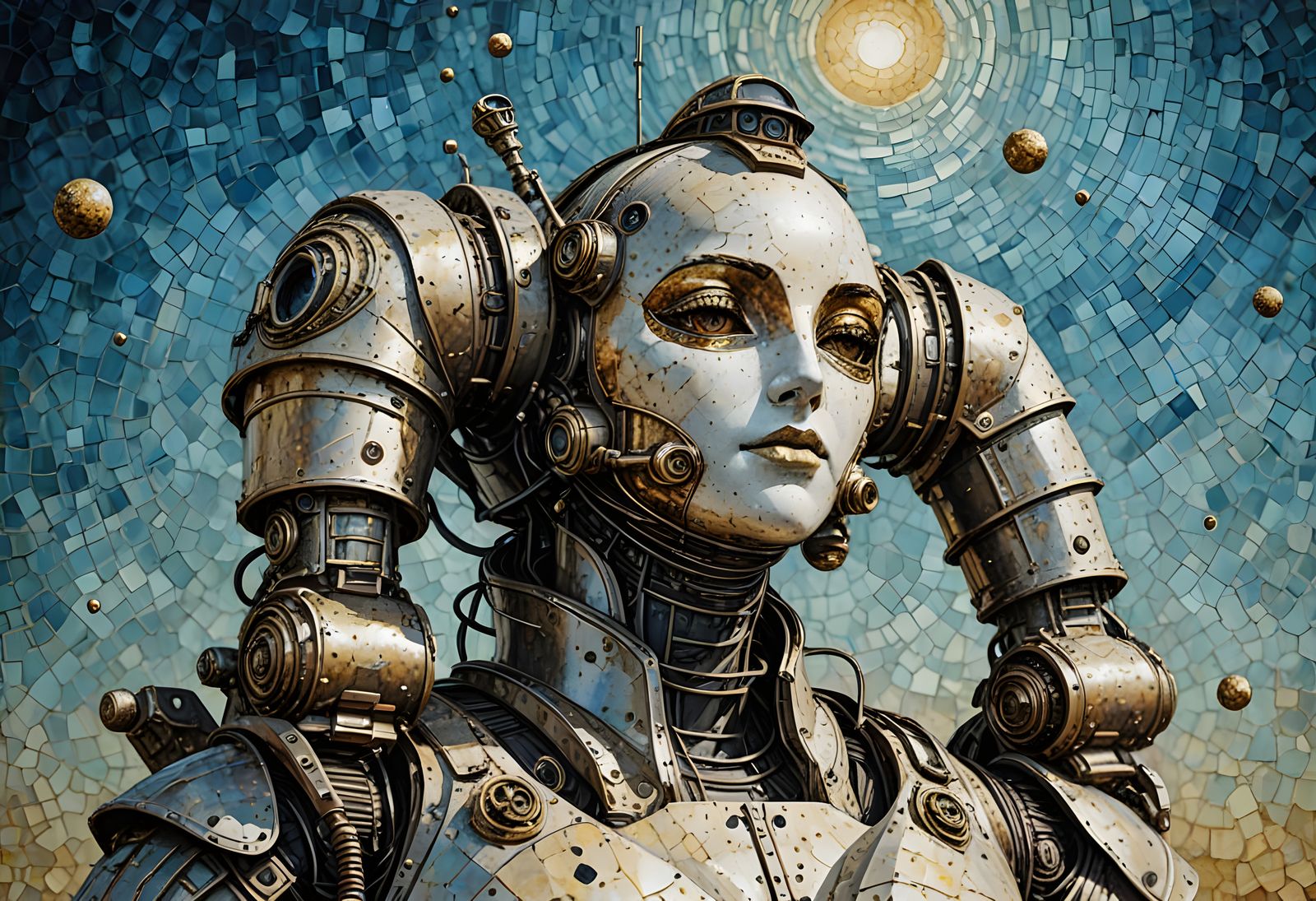 Venus Reborn: Oil Painting with Cyber Sfumato