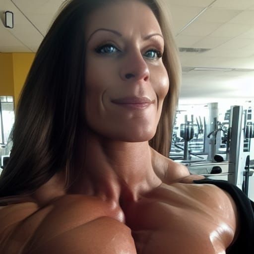 Muscular Swedish Female Bodybuilder with Ripped Physique