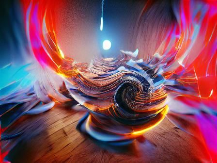 Time Vortex Abstract in Unreal Engine Style