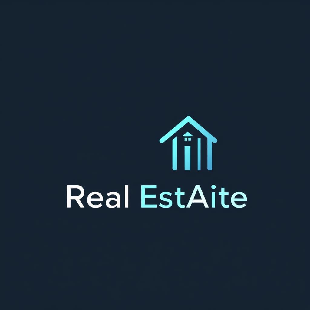 Real Estate AI Platform Logo: Modern Tech Design