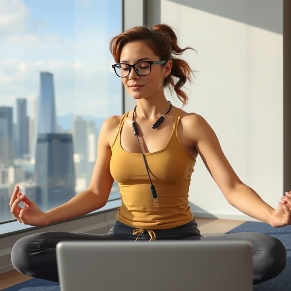 A Calm Moment in the City Skyline