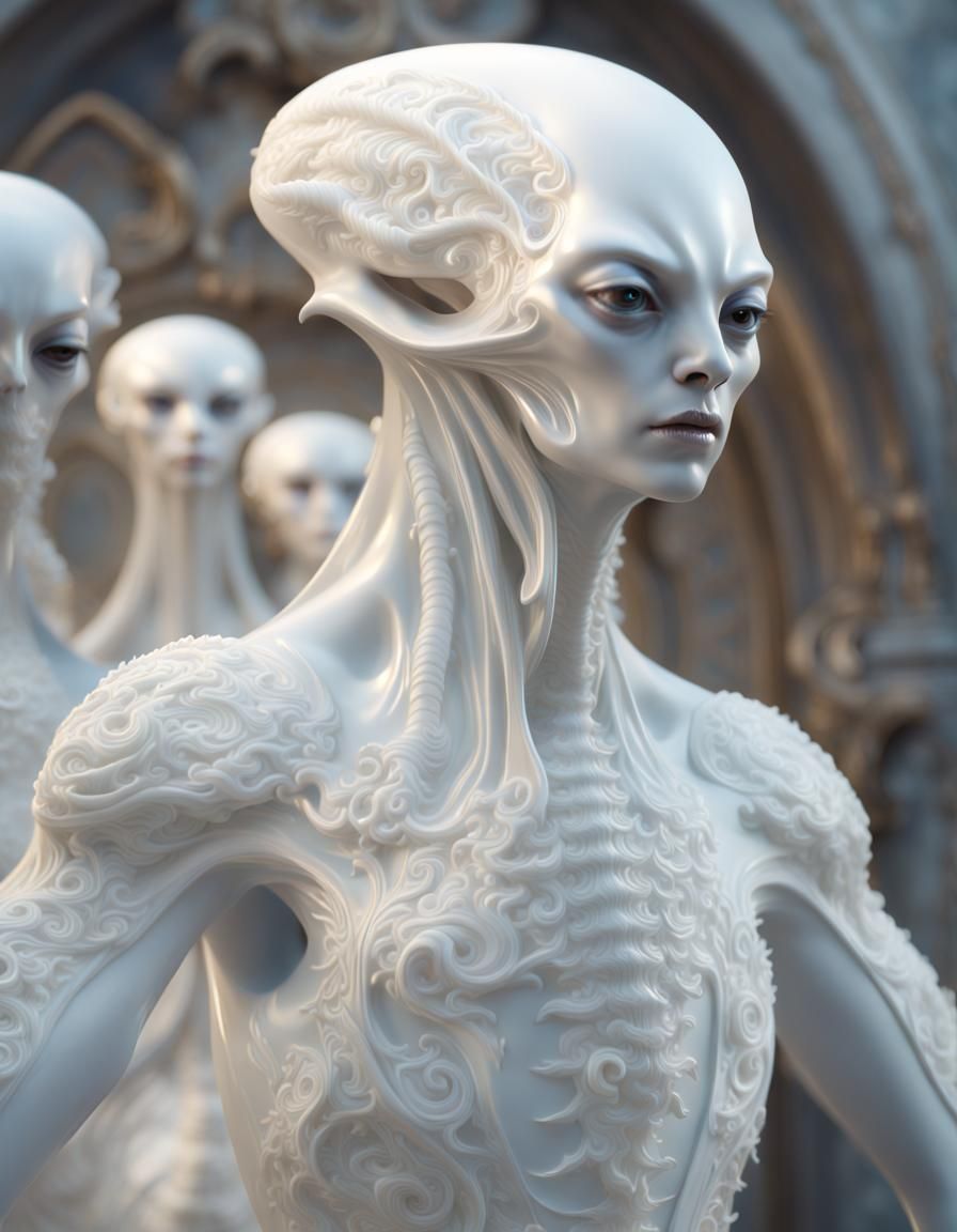 Porcelain Alien