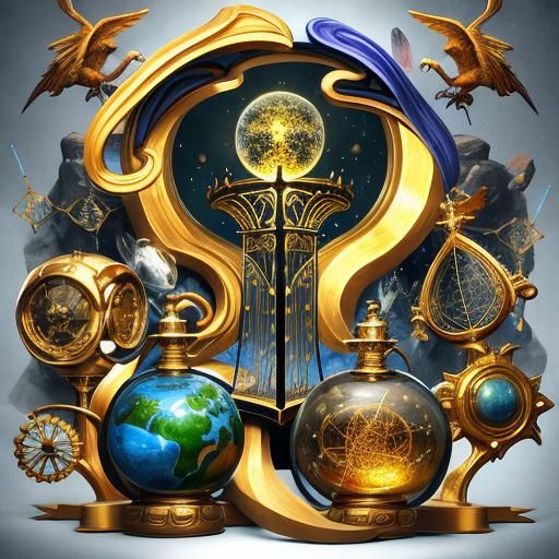 AI Chemistry: Photorealistic 3D Render of Magic