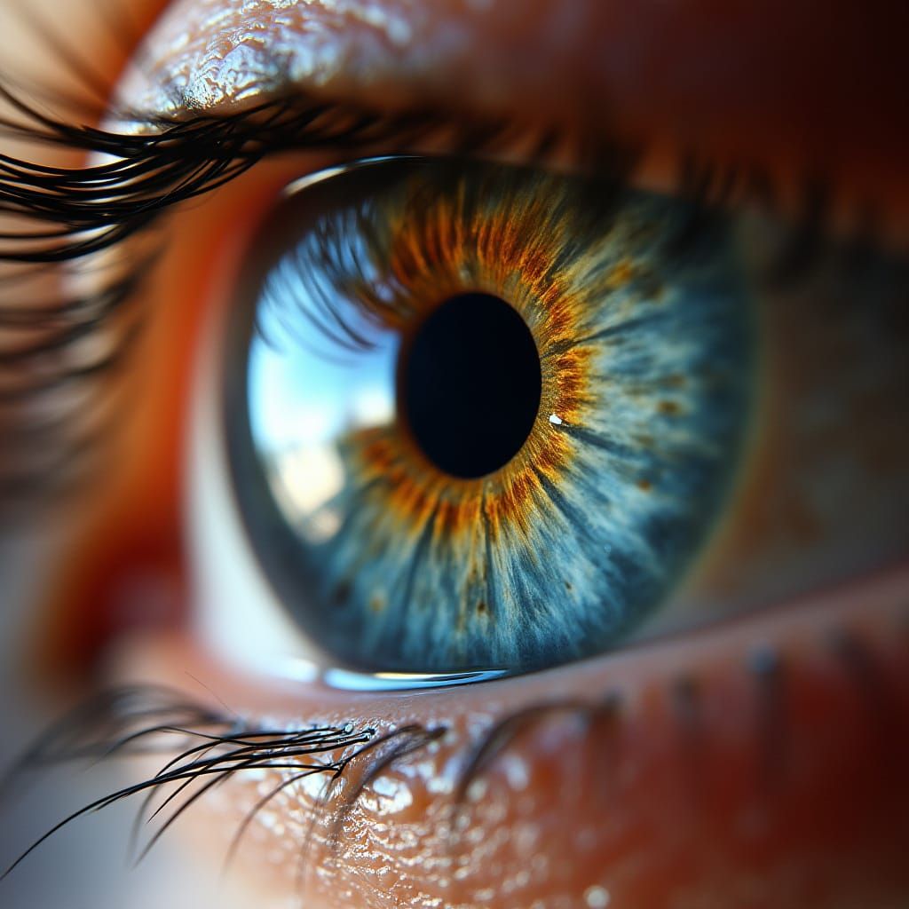 Hyperrealistic Eye in Vivid 8K UHD
