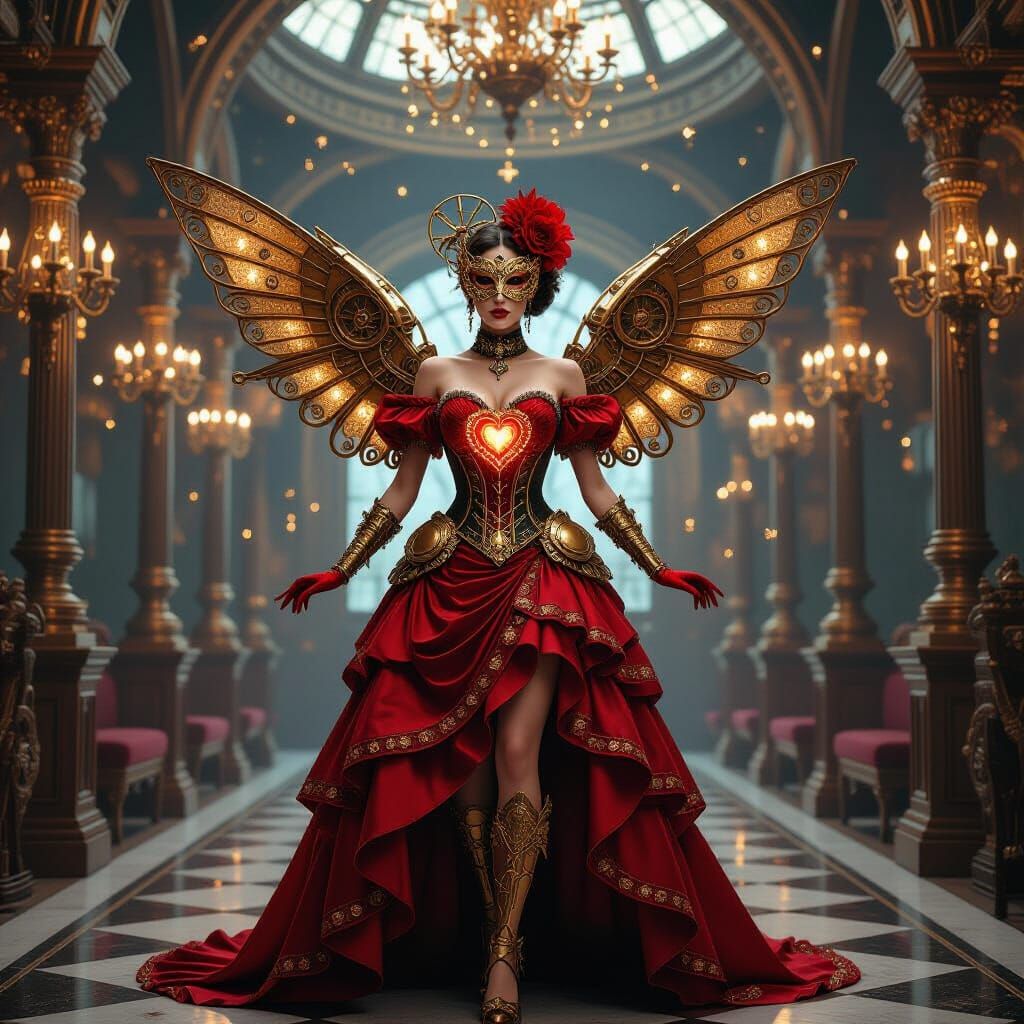 Steampunk Noblewoman at Celestial Masquerade