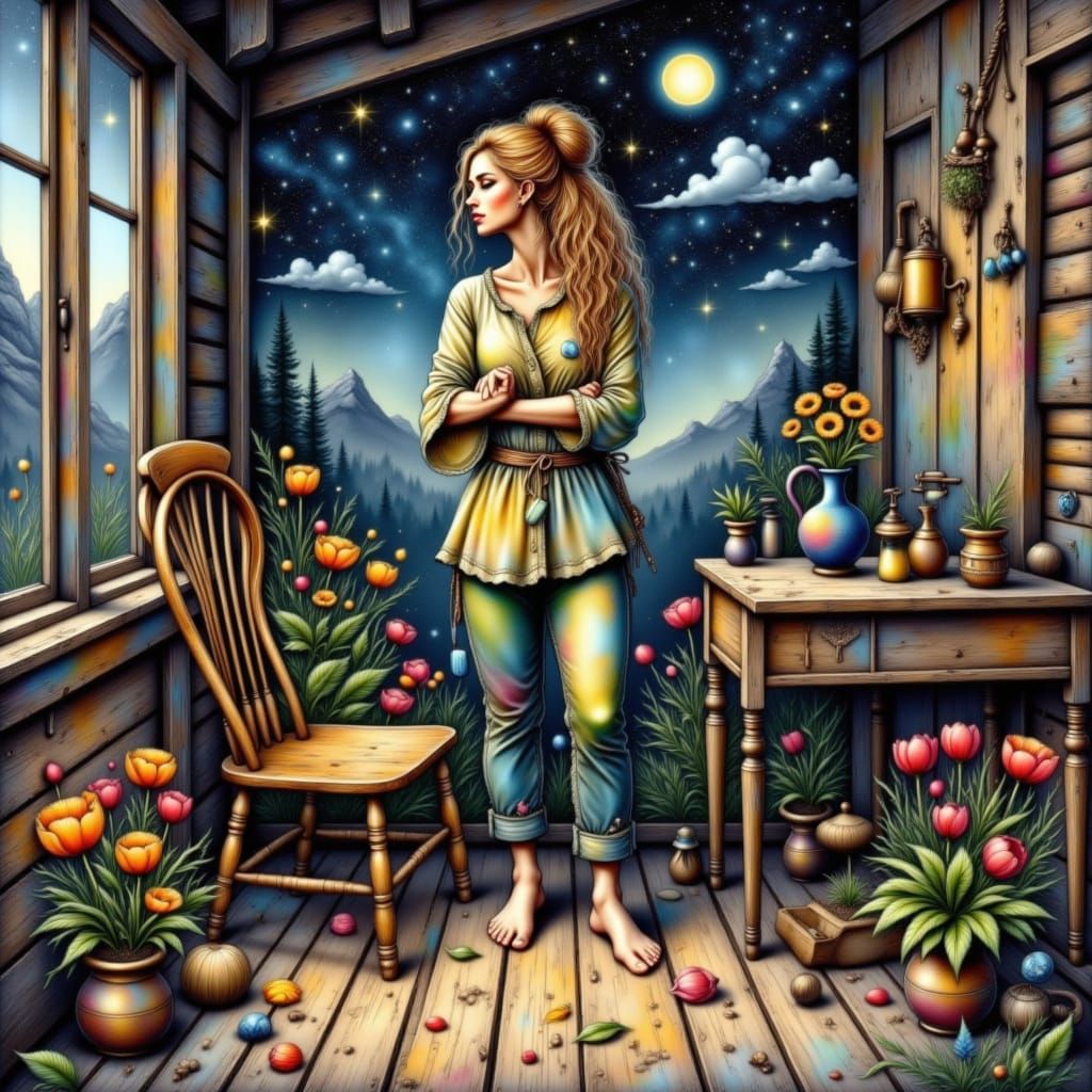 Feyre's Whimsical Cabin Sanctuary