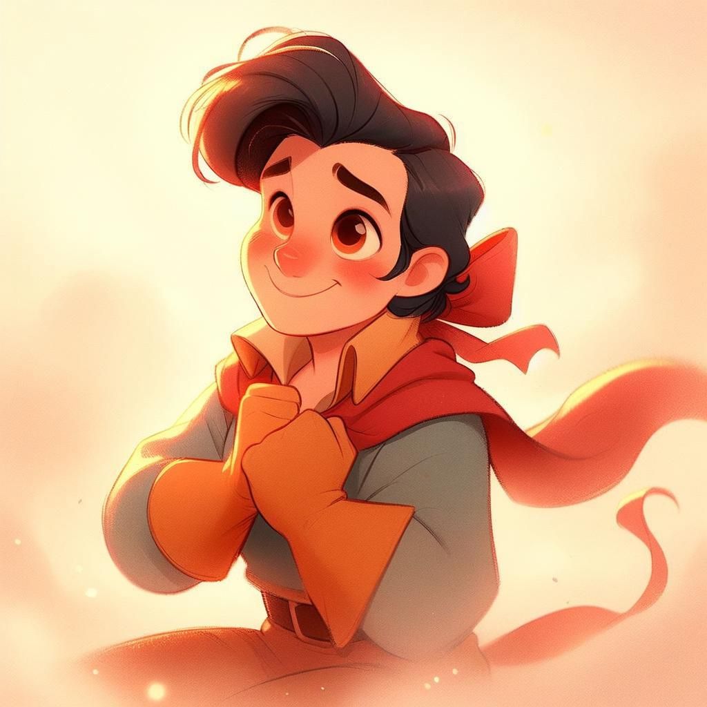 Watercolor Portrait of Dumbo with Soft Misty Colors