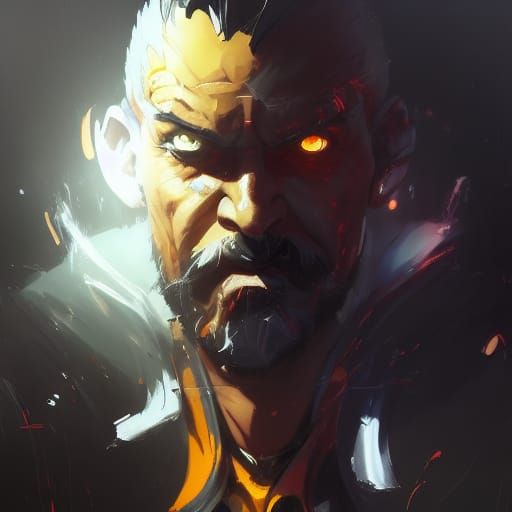 Sinister Alchemist Speedpaint with Large Brush Strokes