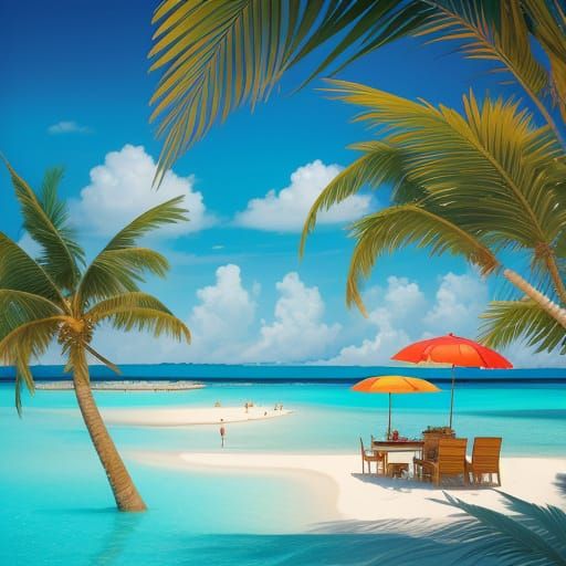 Mussolini in a Tropical Paradise, Dreamlike Surrealism