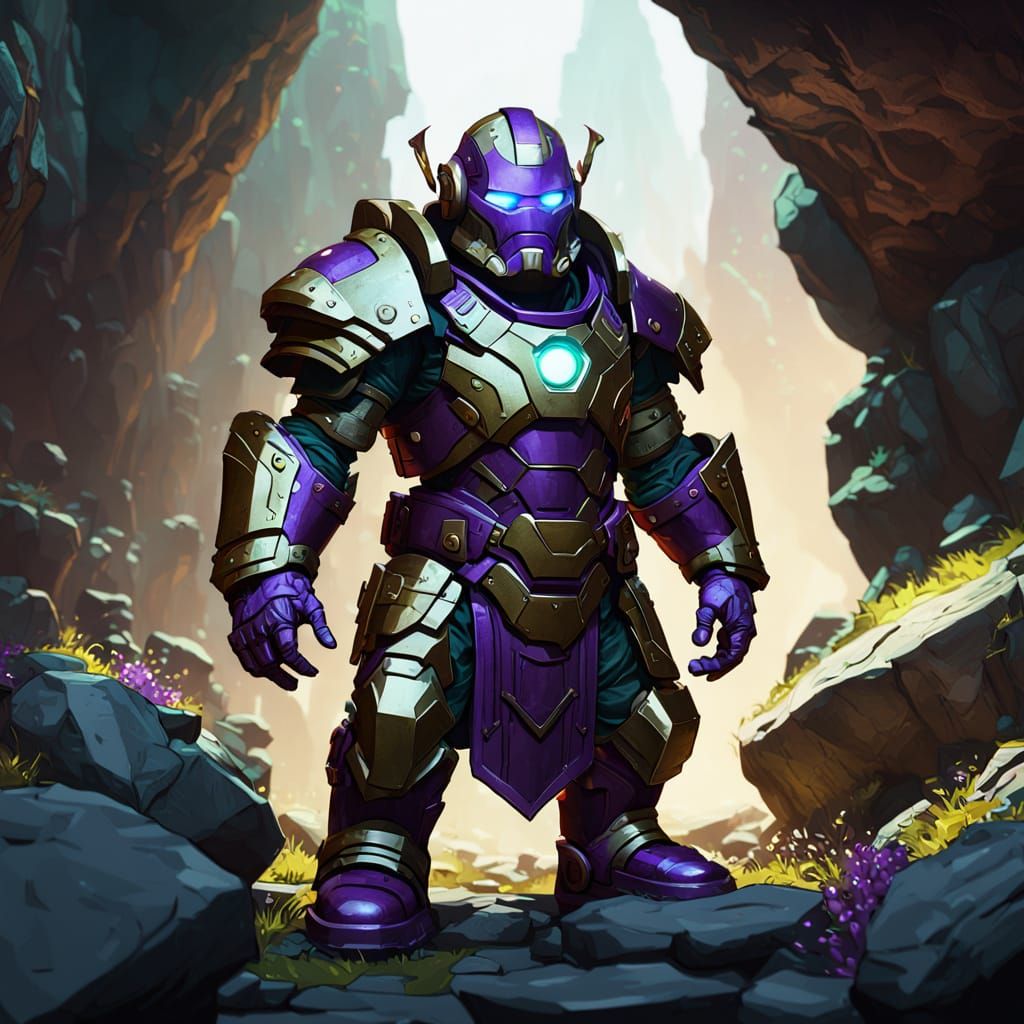 Rock Gnome Artificer in Iron Man Armor