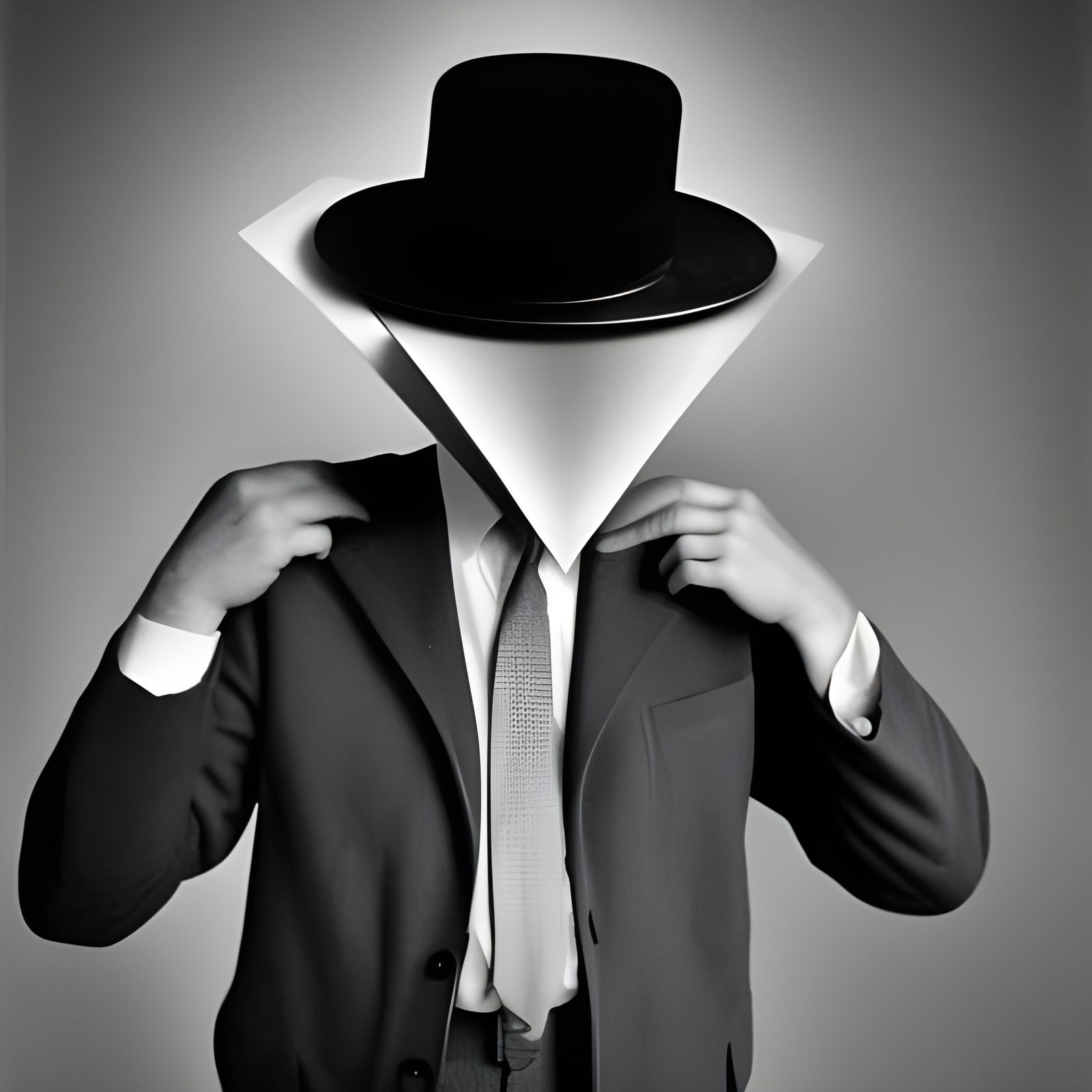 Surreal 1940s Man in Alternate Reality: Film Noir