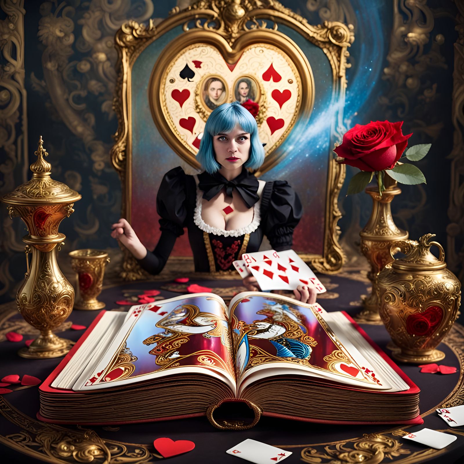 Alice & Her Book.