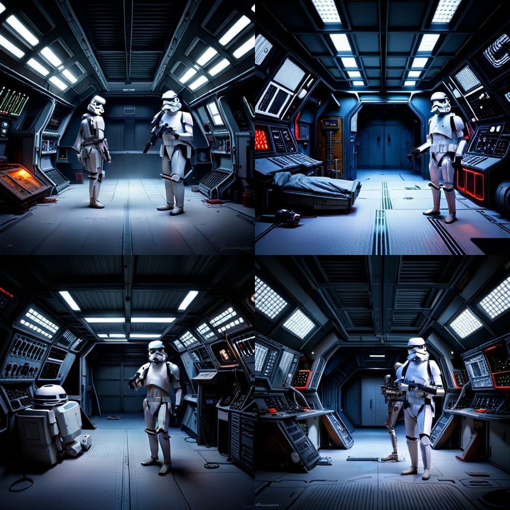 Star Wars B-Wing in Sci-Fi Garage