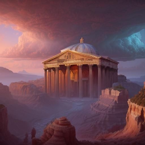 Lightning above the Pantheon