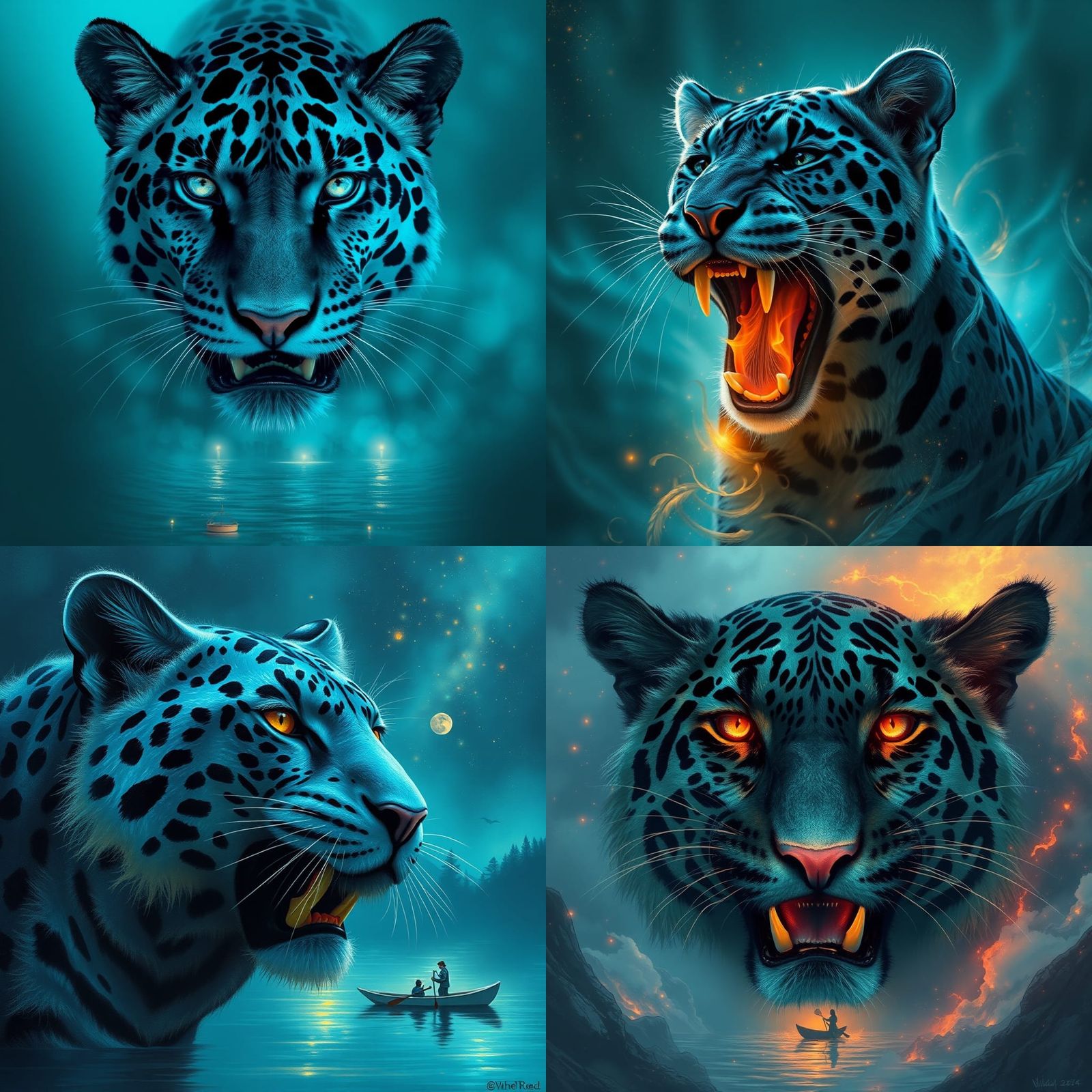 Mystical Sky Panther: A Shamanic Vision of Time