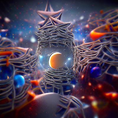 Universe Division as Digital Illustration in 8K
