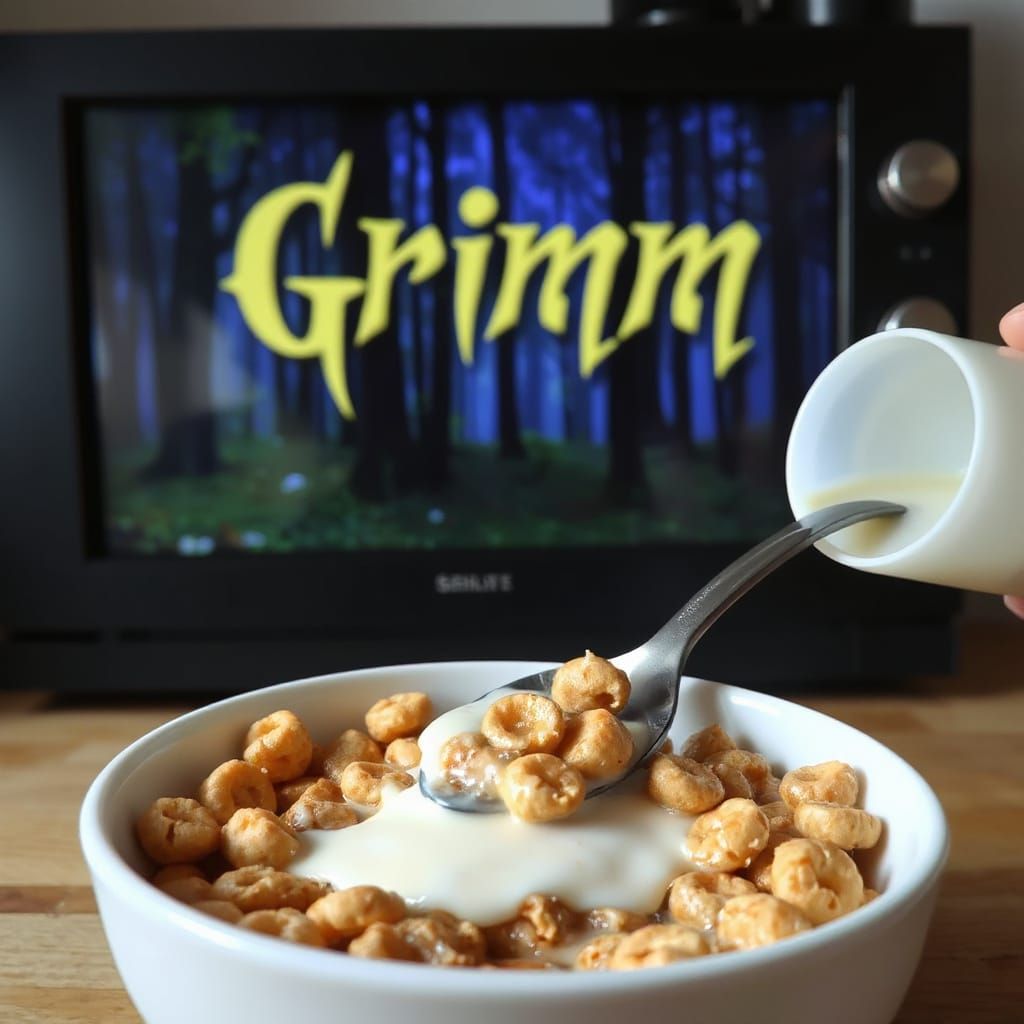 Honey Hooplas breakfast cereal with milk