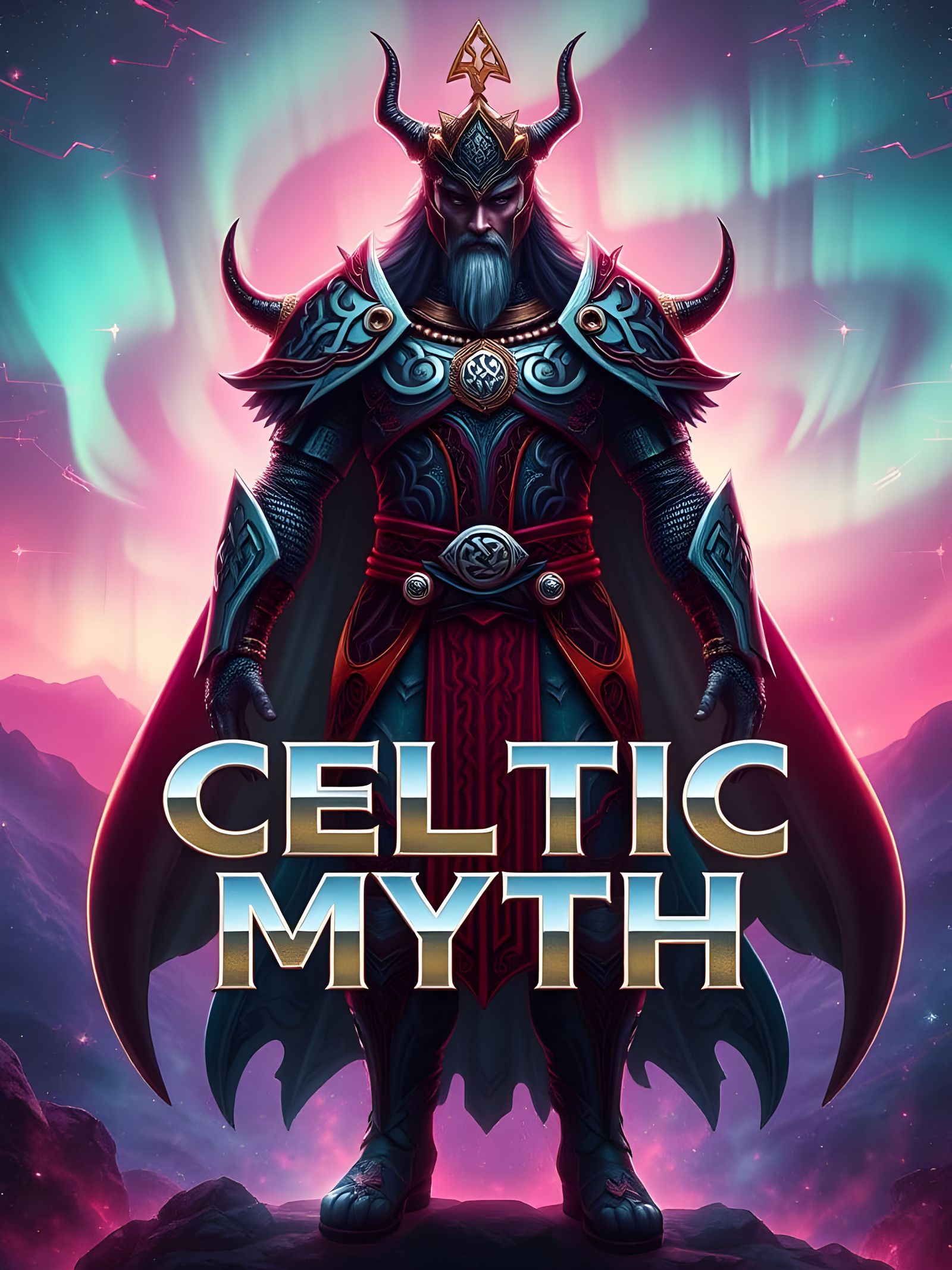 Sci-Fi Celtic Mythology Portrait in Rich Color