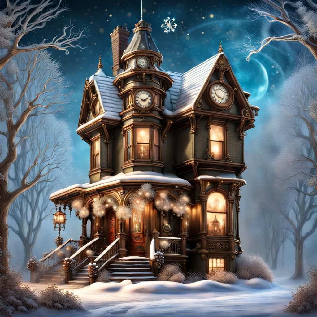 Steampunk Winter wonderland