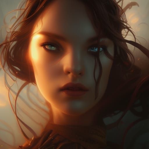 Hyperdetailed Portrait with Dynamic Lighting