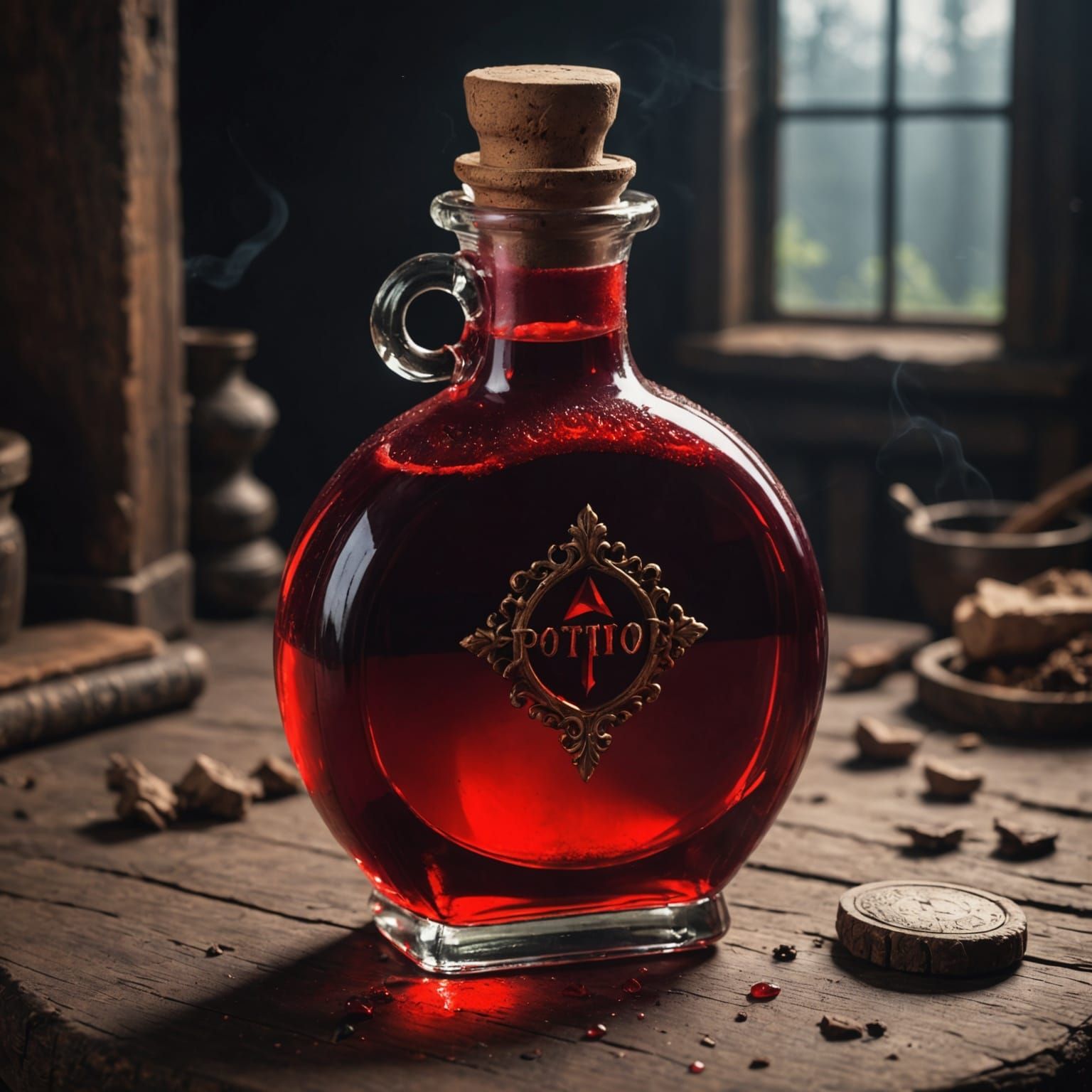 Red Potion of Bad Luck for a Year