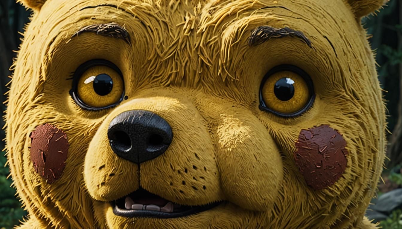Pooh Bear's Thousand-Yard Stare in Disney Animation