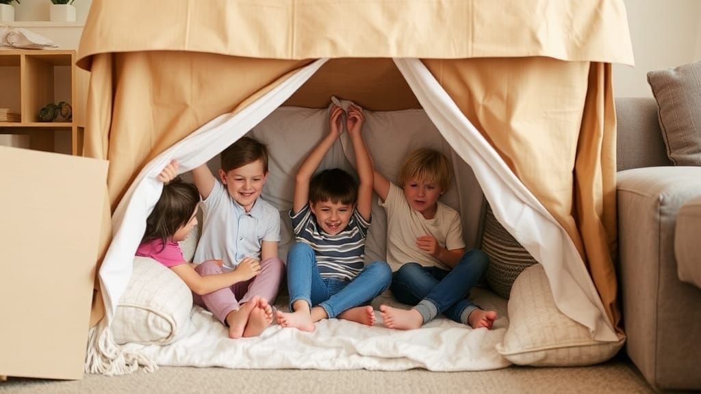 Children's Indoor Fort: A Cozy Hideaway