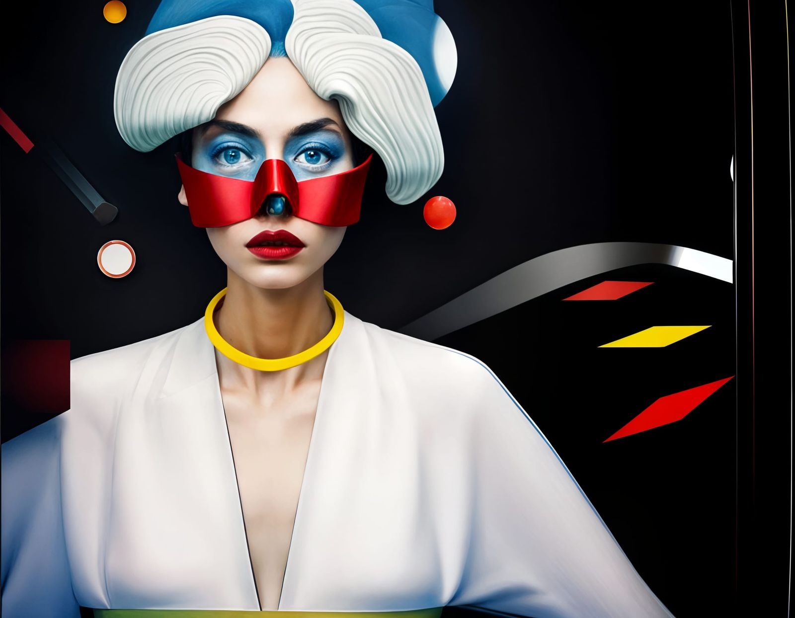 Radically Angular Abstract: Chromatic Color Blends