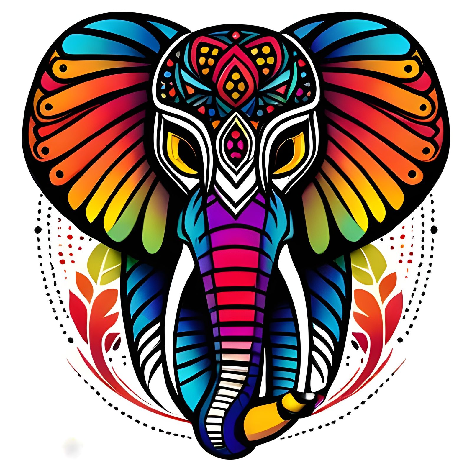 Beautiful Abstract Elephant
