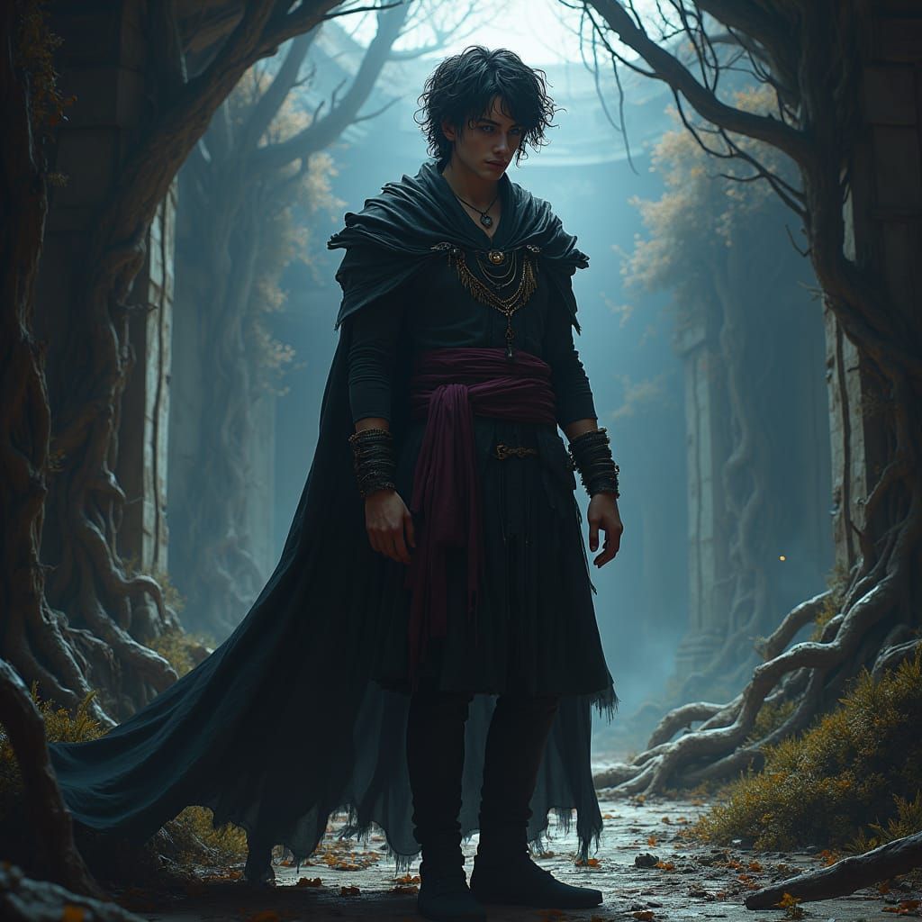 Dark Fantasy Underworld Scene in the Style of Greg Rutkowski