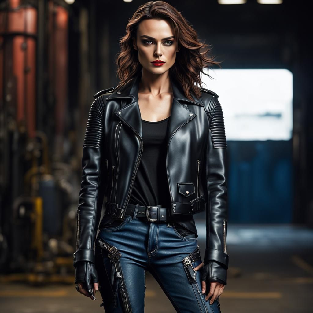 Cyberpunk Rockstar: Ultrarealistic Portrait in London