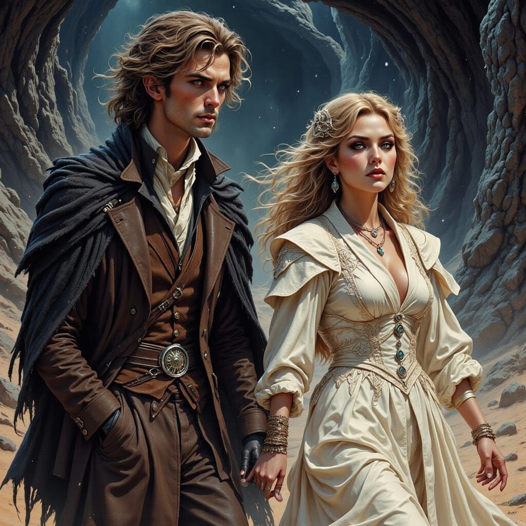 Doctor Who vs Space Vampires in Gothic Horror Style